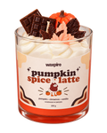 pumpkin spice latte candle