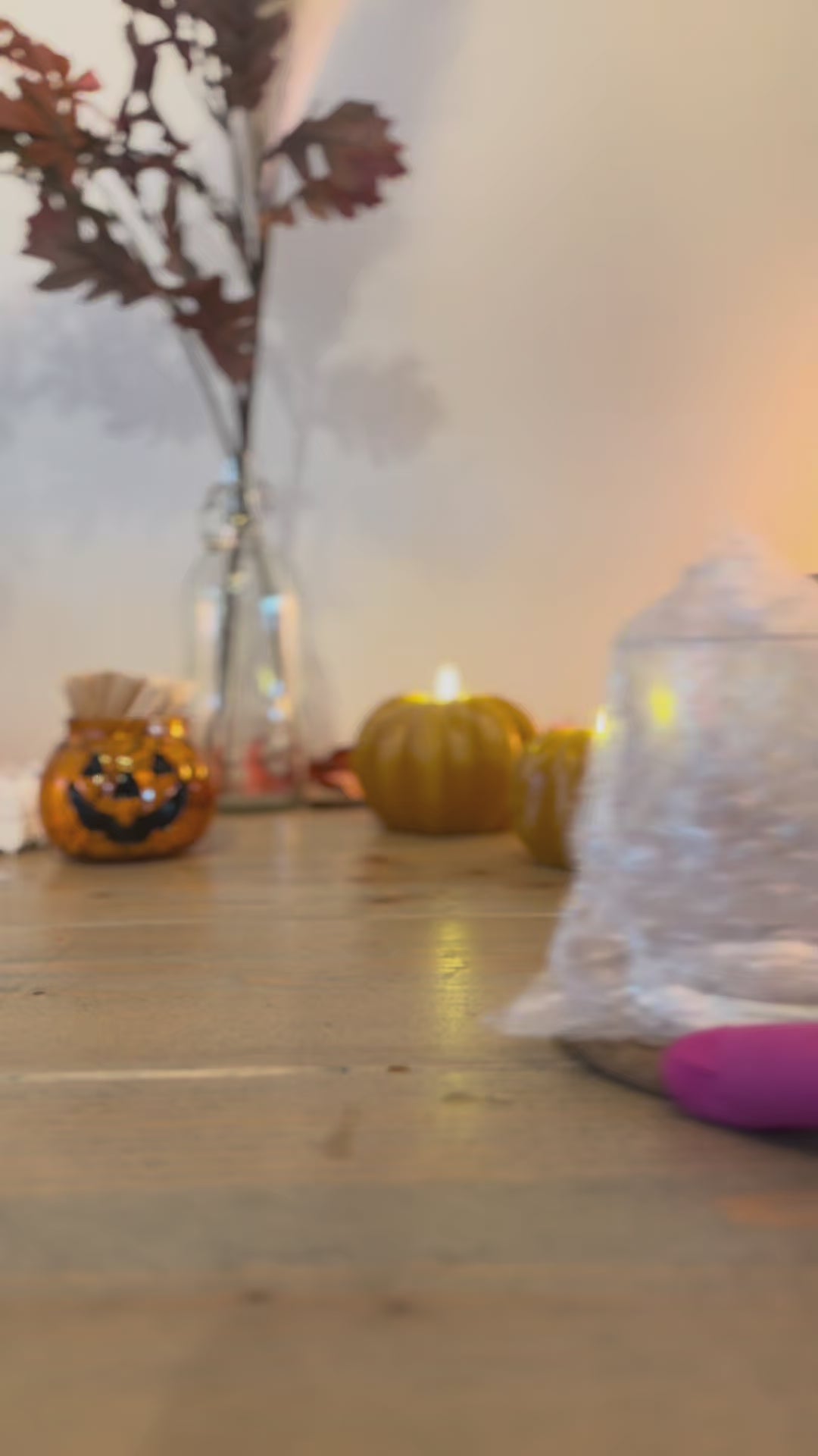 pumpkin spice latte candle